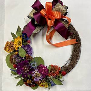 Colorful Flower Wreath