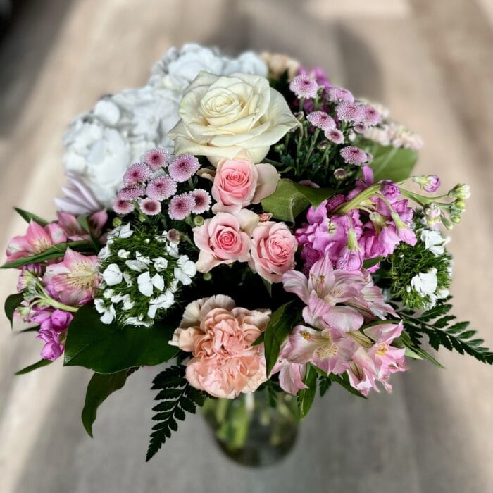 Pastel flower bouquet