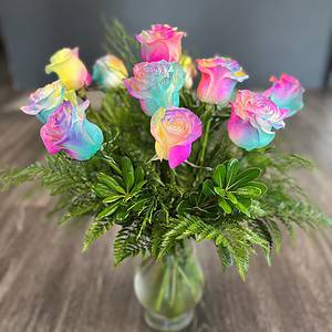 Rainbow Roses